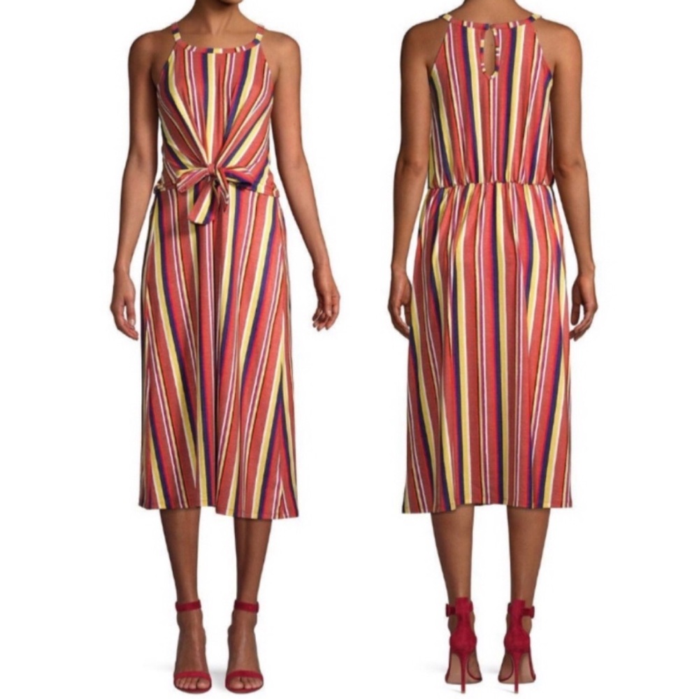 C & C California Tie Waist Midi dress.
